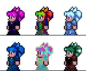 hair dye terraria|Dyes .